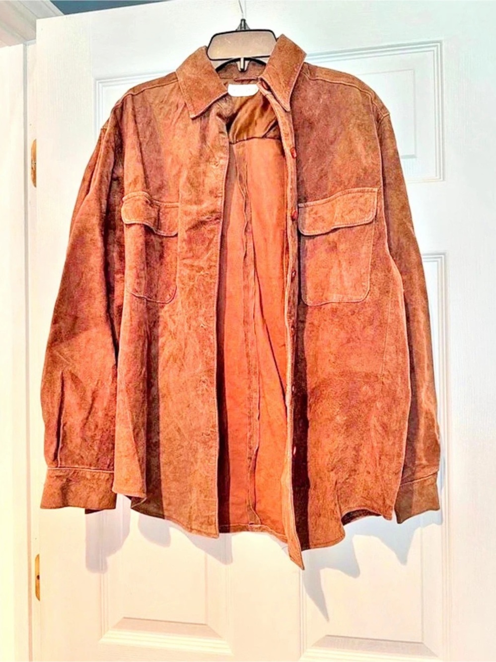 Sarah chapman Leather Utility Jacket in Brown